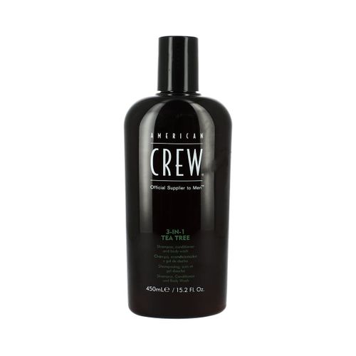 American Crew Tea Tree 3-In-1 Shampoo, Conditioner, Bodywash 450ml 