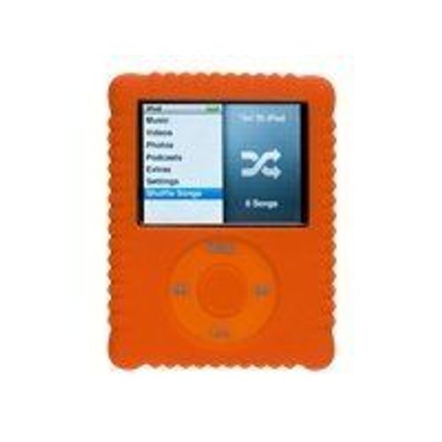 SwitchEasy SiliconBiscuits - Étui pour lecteur - silicone - orange - pour Apple iPod nano (3G)