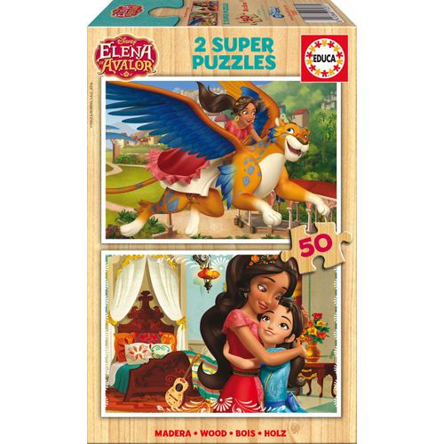 Puzzle 50 Pièces 2 Puzzles En Bois - Elena D'avalor