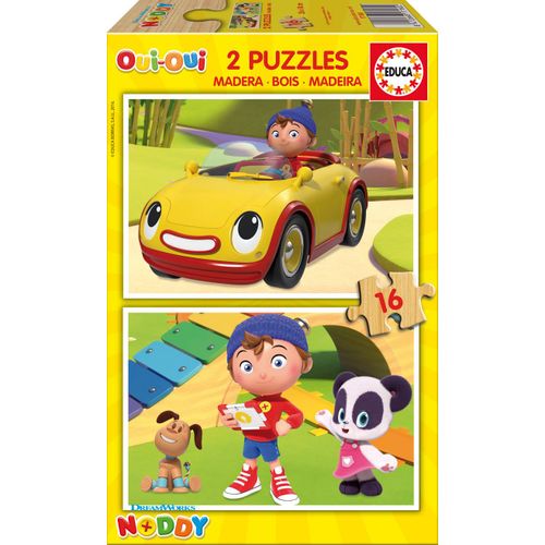 Puzzle 16 Pièces 2 Puzzles En Bois - Oui-Oui