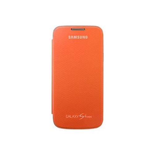 Samsung Flip Cover Ef-Fi919b - Étui À Rabat Pour Téléphone Portable - Orange - Pour Galaxy S4 Mini