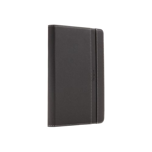 Targus Kickstand Slim Folio Case & Stand - Boîtier De Protection Pour Tablette - Polyéthurane Sergé - Noir - Pour Apple Ipad Mini
