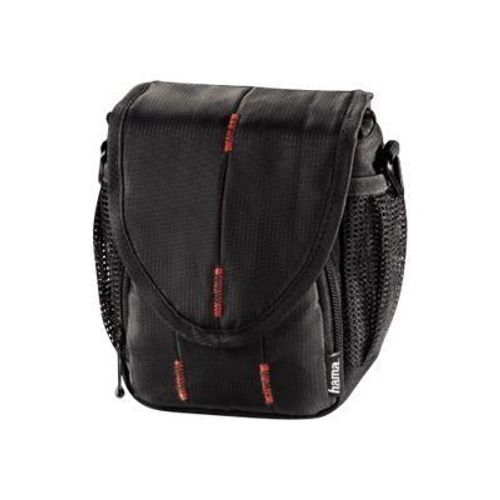 Hama Camera Bag "Canberra 100" - Sacoche appareil photo - nylon, PolyTex - noir, rouge