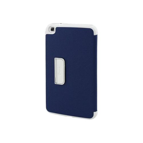 Muvit - Coque De Protection Pour Tablette - Blanc, Bleu Marine - Pour Samsung Galaxy Tab 3 (8 Po)