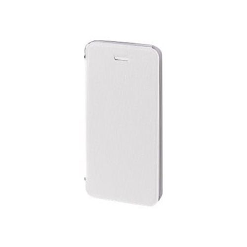 Hama "Slim" - Étui À Rabat Pour Téléphone Portable - Polyuréthane - Blanc
