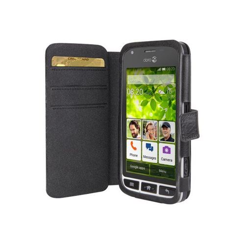 Doro - Étui À Rabat Pour Téléphone Portable - Noir - Pour Liberto 820