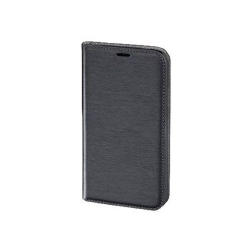 Hama Booklet "Pocket Case" - Étui À Rabat Pour Téléphone Portable - Polyuréthane, Caoutchouc Souple - Gris Foncé - Pour Samsung Galaxy S5