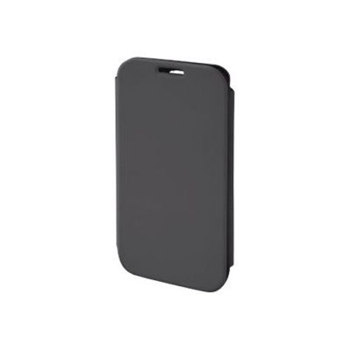 Hama "Slim" - Étui À Rabat Pour Téléphone Portable - Polyuréthane - Gris Foncé