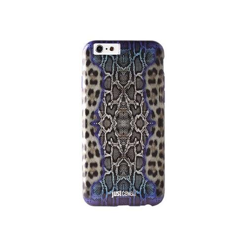 Just Cavalli Python Leopard - Coque De Protection Pour Téléphone Portable - Bleu