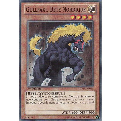 Yugioh! Gullfaxi, Bête Nordique - Commune - Sp14-Fr045