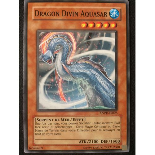 Yugioh! Dragon Divin Aquasar - Commune - Anpr-Fr026