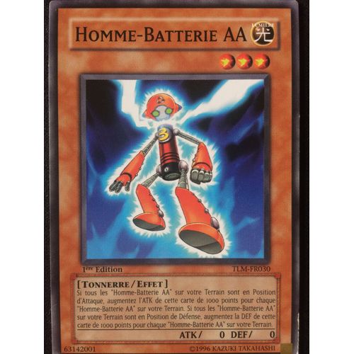 Yugioh! Homme-Batterie Aa - Commune - Tlm-Fr030
