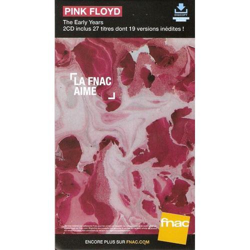 Plv Cartonnée Rigide 14x25cm Pink Floyd The Early Years  2016 Fnac