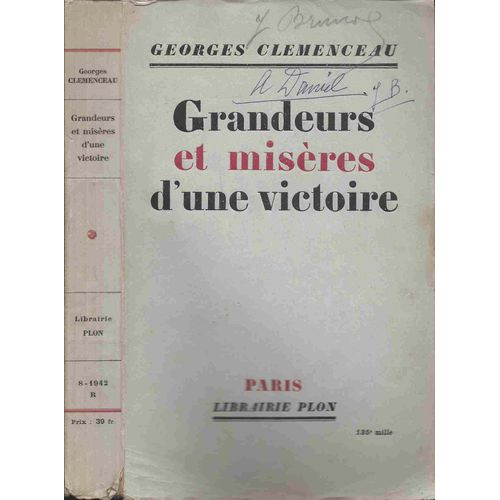Grandeurs Et Misères D'une Victoire