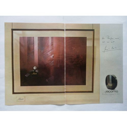 Publicité Papier Ancienne (Mai 1981) Pour Le Parfum "Silences De Jacomo" (Publicité Profilco)
