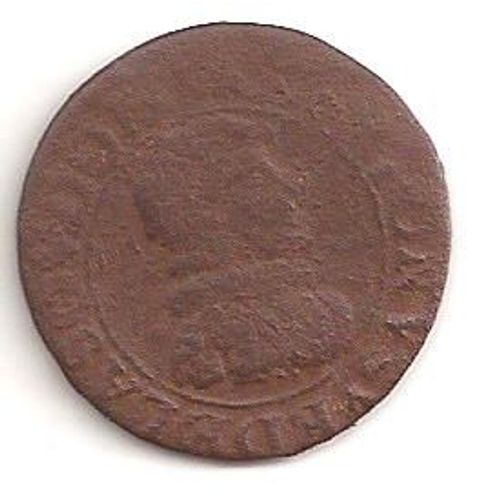 Double Tournois 1634 R Principauté Des Dombes. Gaston D'orléans