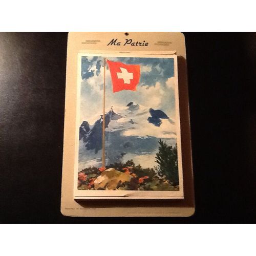 Calendrier Suisse, Mural, Illustré, 1943, " Ma Patrie".Editions Novos