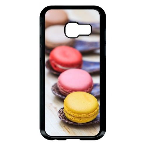 Coque Galaxy A3 (2017) - Gourmandise De Macaron - Noir