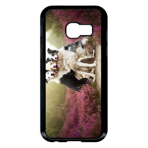 Coque Galaxy A3 (2017) - Trois Chiens Copains - Noir