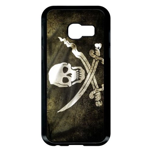 Coque Galaxy A3 (2017) - Drapeau De Pirate - Noir