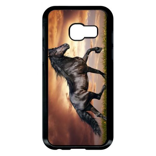Coque Galaxy A3 (2017) - Magnifique Cheval Noir - Noir