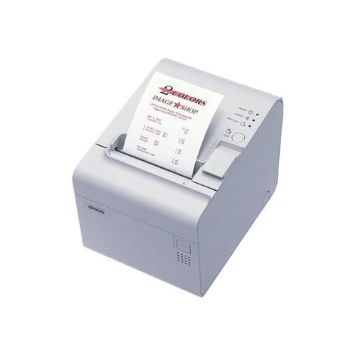 Epson TM T90 - Imprimante de reçus - deux couleurs (monochrome) - thermique en ligne - Rouleau (8 cm) - 180 dpi - jusqu'à 170 mm/sec - USB - blanc