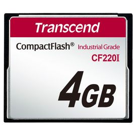 Transcend CF220I Industrial Temp - Carte mémoire flash - 4 Go - CompactFlash