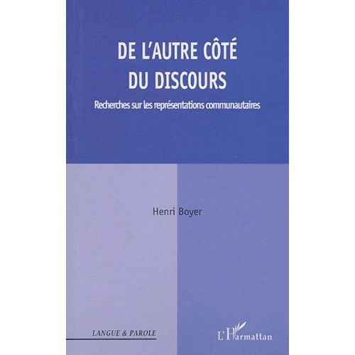 De L'autre Coté Du Discours