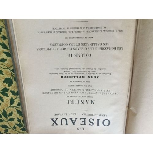 Les Oiseaux Leur Entretien Leur Élevage Volume 3