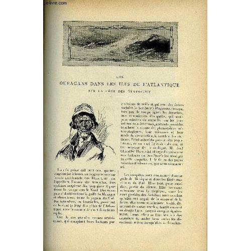 Le Monde Moderne Tome 2 - Les Ouragans Dans Les Iles De L'atlantique Sur La Côte Des Etats-Unis Par Henri Nogressan, La Sardine Sur Les Cotes Bretonnes Par G. De Burggraff