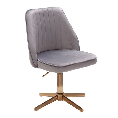 Chaise De Bureau Velours Chaise Pivotante Avec Dossier