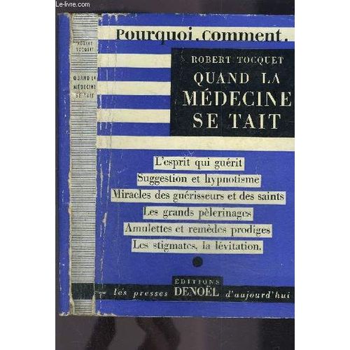 Quand La Medecine Se Tait