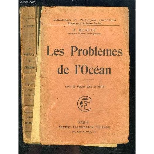 Les Problemes De L Ocean- Bibliotheque De Philosophie Scientifique