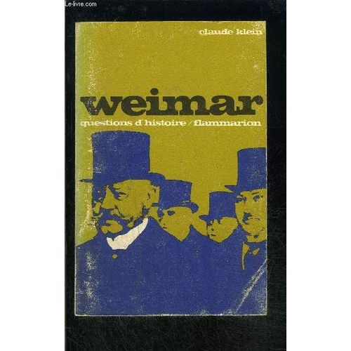 Weimar- Questions D Histoire N°4