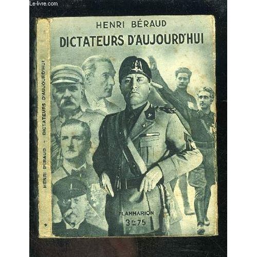 Dictateurs D Aujourd Hui- Collection Hier Et Aujourd Hui