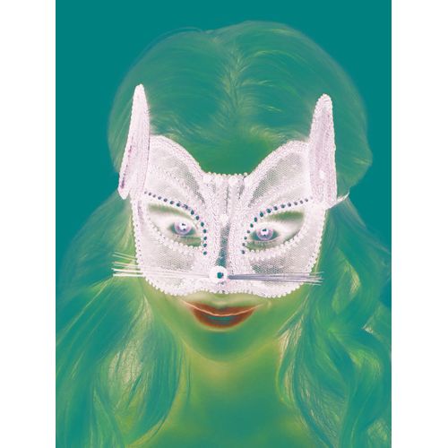 Loup Chat En Dentelle Noire Femme Taille Unique