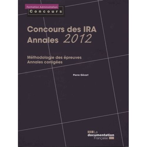 Concours Des Ira - Annales 2012