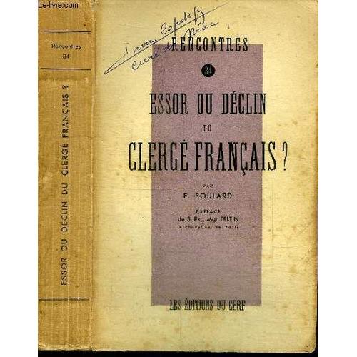 Essor Ou Declin Du Clerge Francais ? - Rencontres 34