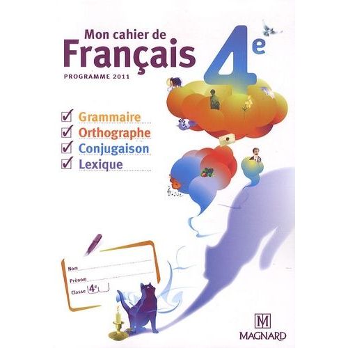 Mon Cahier De Français 4e - Cahier Élève