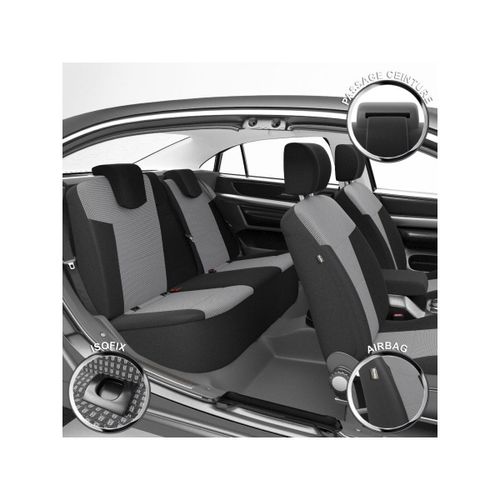 Housse De Si?Ge Auto / Voiture - Sur Mesure Pour Peugeot 3008 (05/2016 ? 2018)