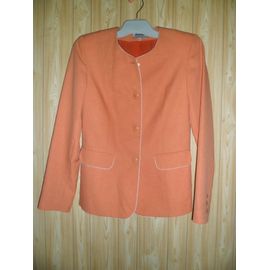 Veste Damart Veste Courte Polyester 38 Orange