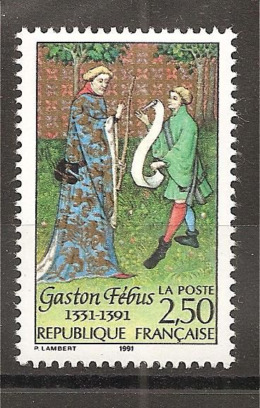 2708 (1991) Gaston Fébus N** (Cote 1,25e) (0945)