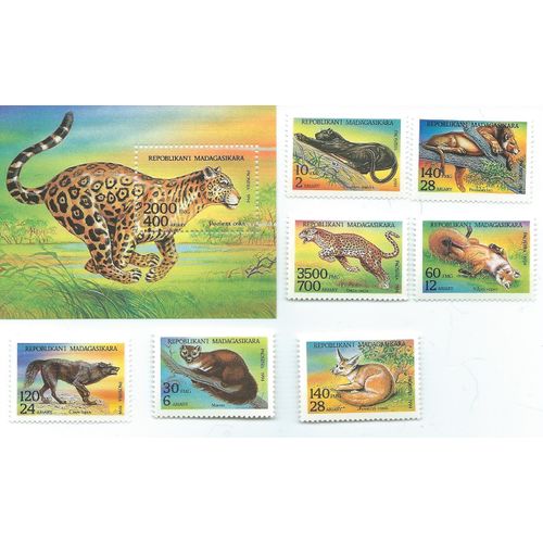 Faune Sauvage, Bf Et Série Complète, Timbres Neufs