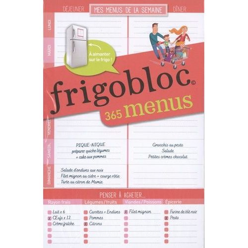 Frigobloc 365 Menus