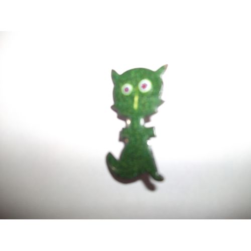 Broche Chat Vert