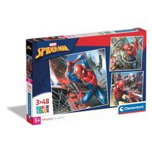 Puzzle Enfant 3x48 Pièces - Marvel, Spider-Man