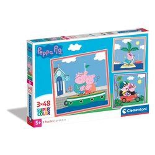 Puzzle Enfant 3x48 Pièces - Peppa Pig