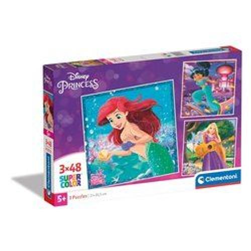 Puzzle Enfant 3x48 Pièces - Princess