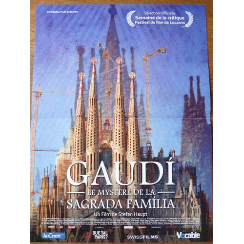 Gaudi Le Mystère De La Sagrada Familia De Stefan Haupt - Affichette Originale De Film Format 40 X 60 Cm