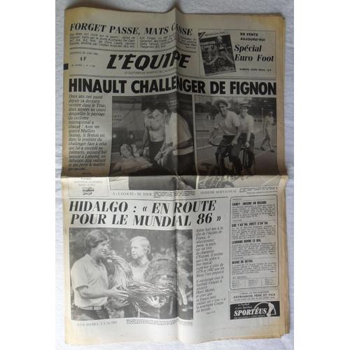 L'équipe N° 11861 - Vendredi 29 Juin 1984.